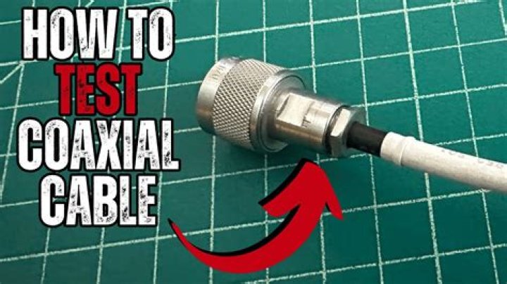 How do you identify coaxial cable?