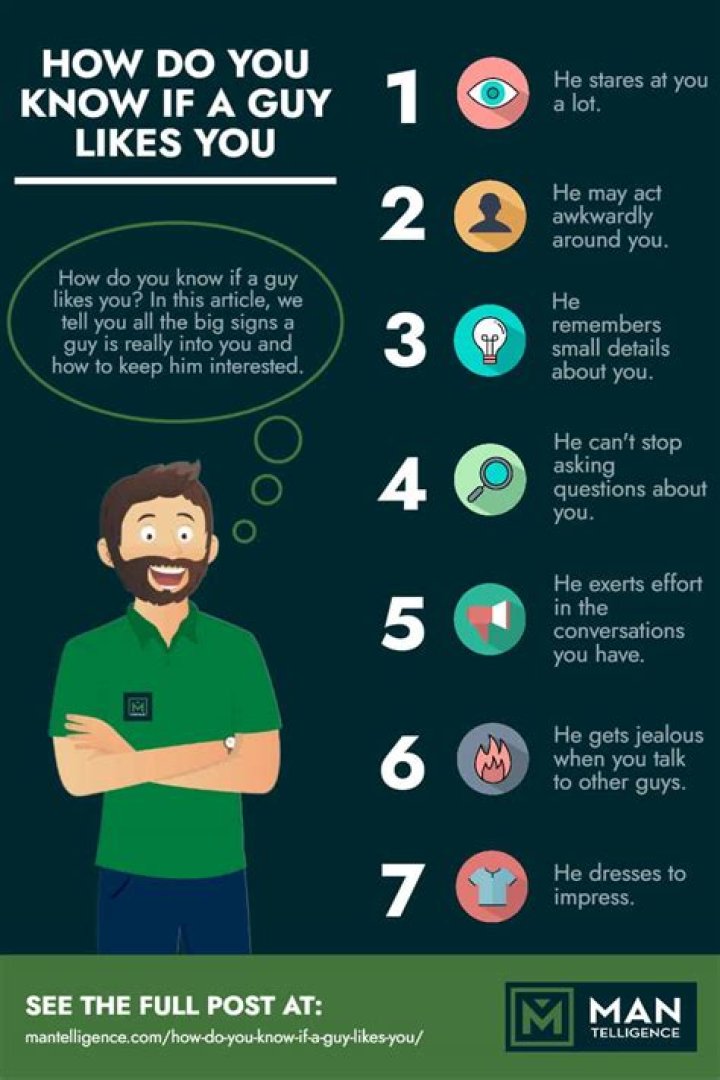 How do you know if a flirty guy likes you?