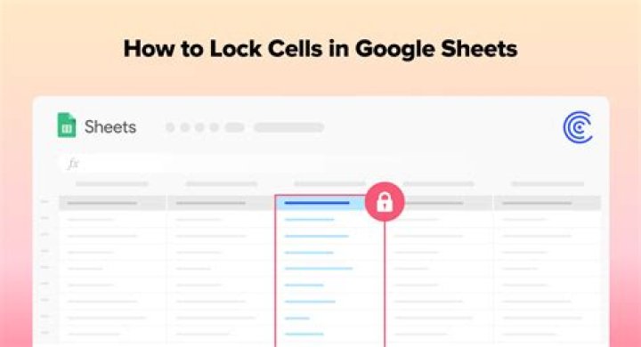 How do you lock sheets except cells?