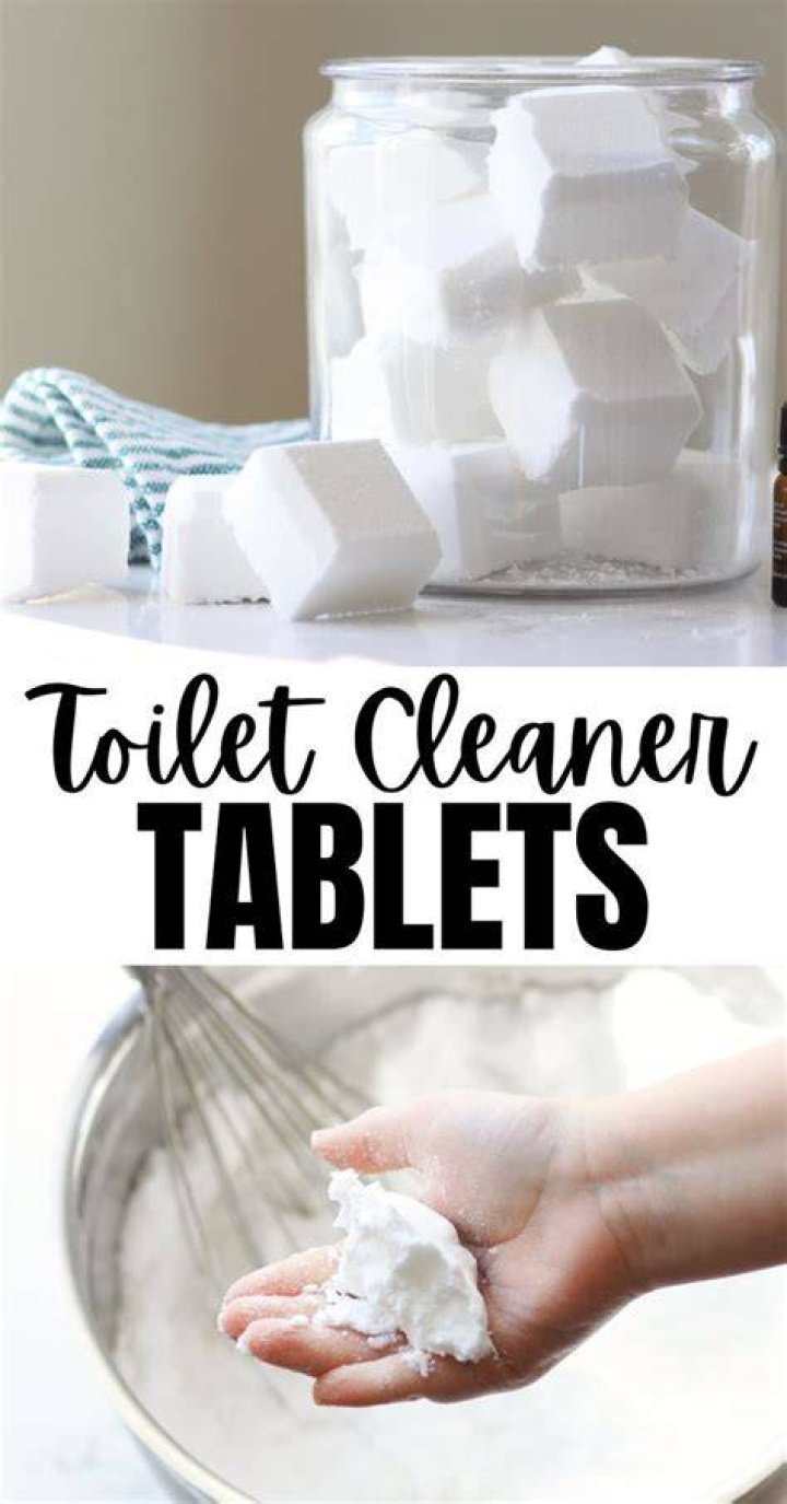 How do you make a homemade toilet cleaner?
