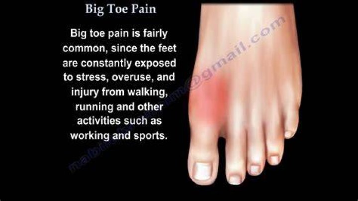 How do you massage a big toe joint?