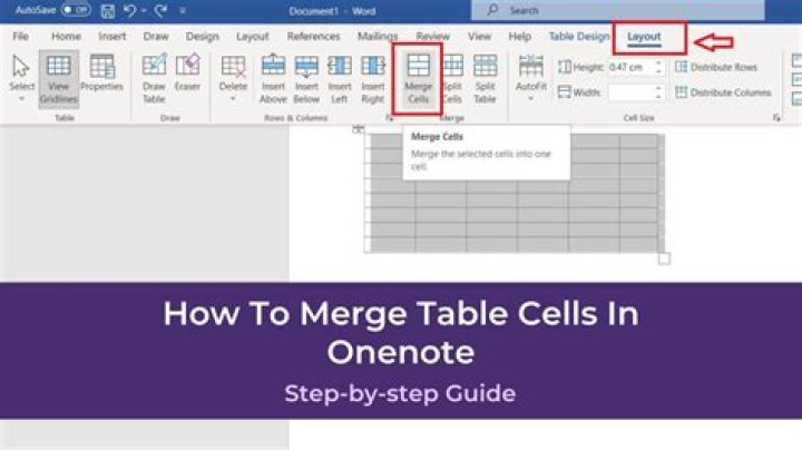 How do you merge cells in a table in Word 2016?