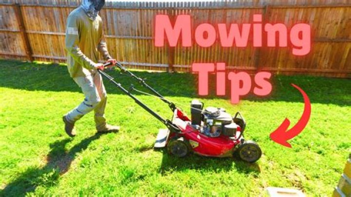 How do you mow a lawn for beginners?