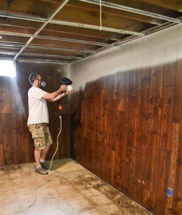 How do you refurbish wood paneling?