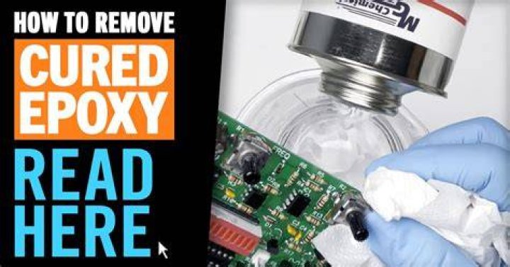 How do you remove cured epoxy from skin?