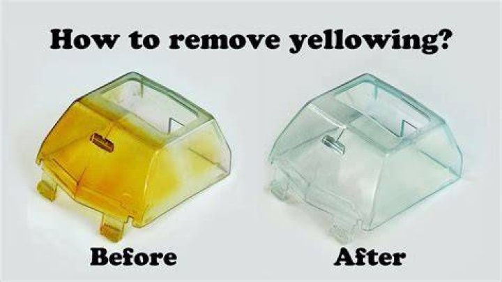 How do you remove yellow from clear acrylic?