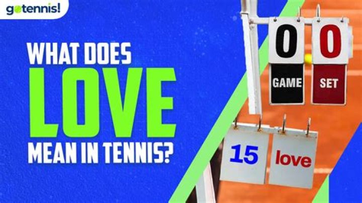 How do you say zero in tennis?