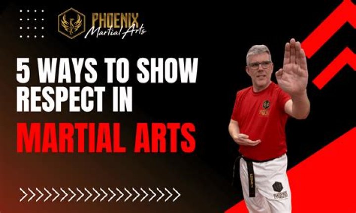 How do you show respect in martial arts?