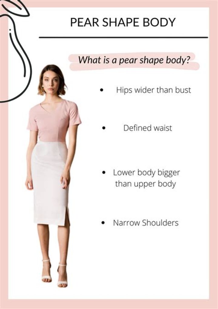 How do you slim a pear shaped body?