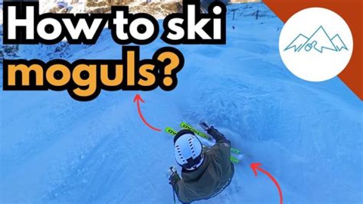 How do you slow mogul ski?