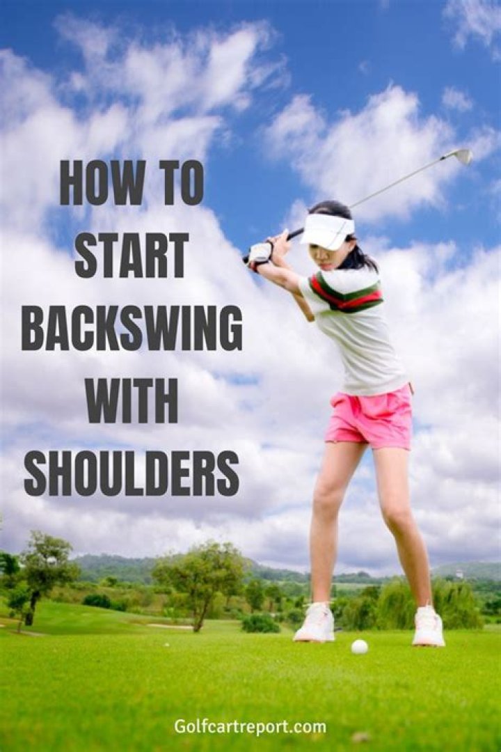 How do you start backswing with shoulders?