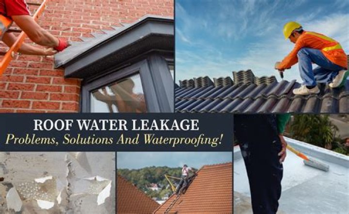 How do you stop a terrace from leaking water?