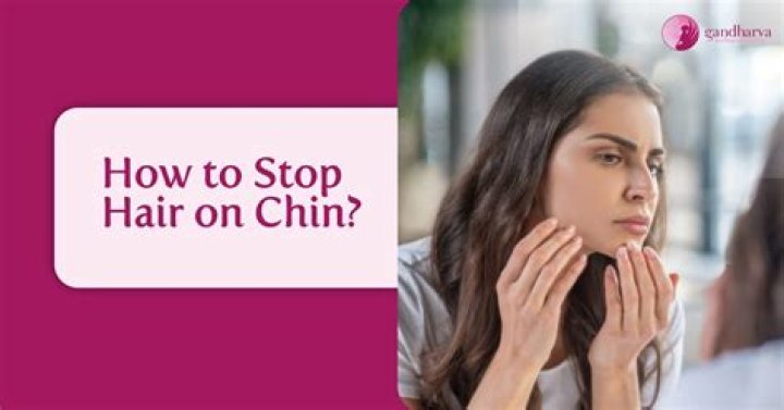 How do you stop chin hair from growing permanently?