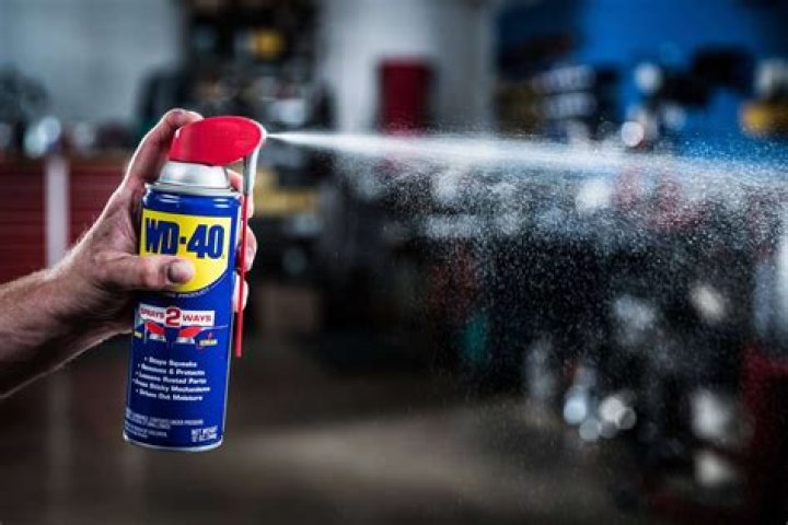 How do you use WD-40 to remove rust?