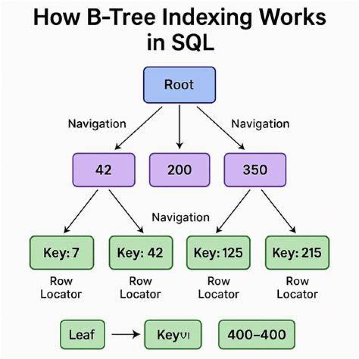How does a B+ tree work?