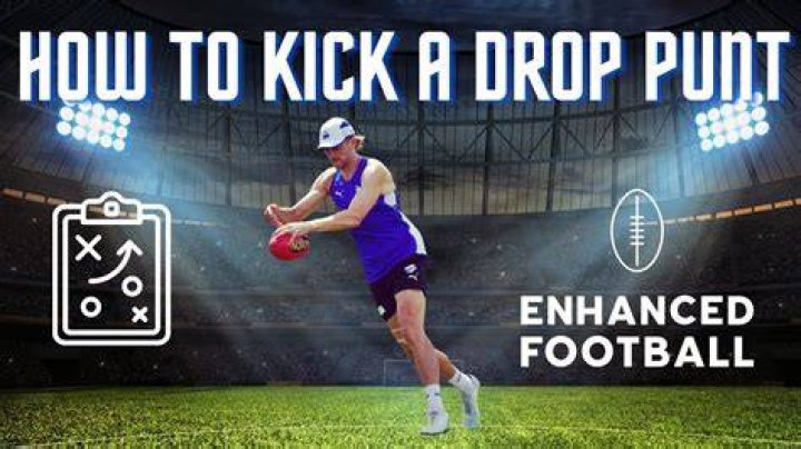 How does a drop kick work in NFL?