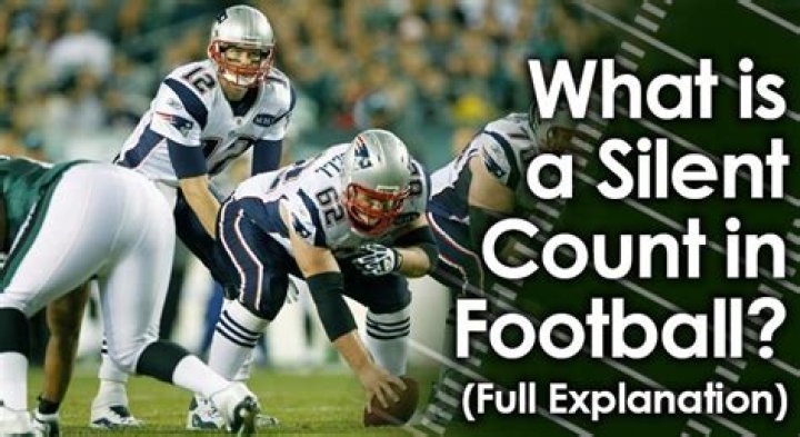 How does a silent count in football work?