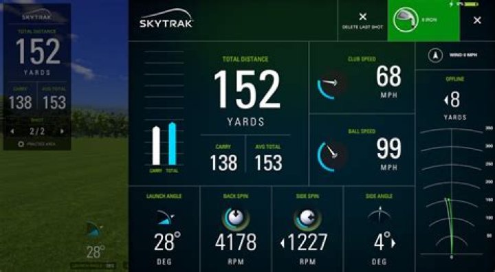 How does SkyTrak measure distance?