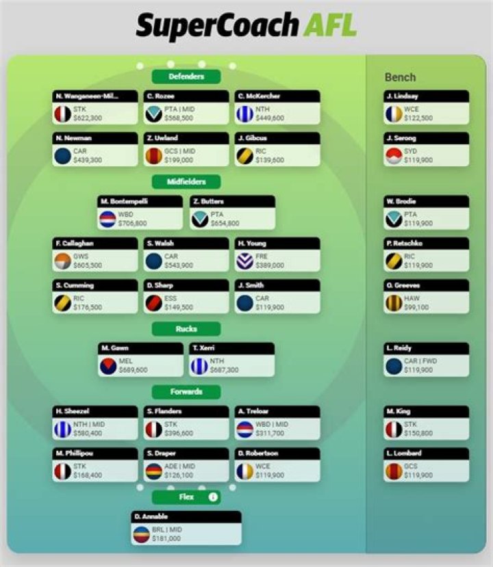 How does SuperCoach AFL work?