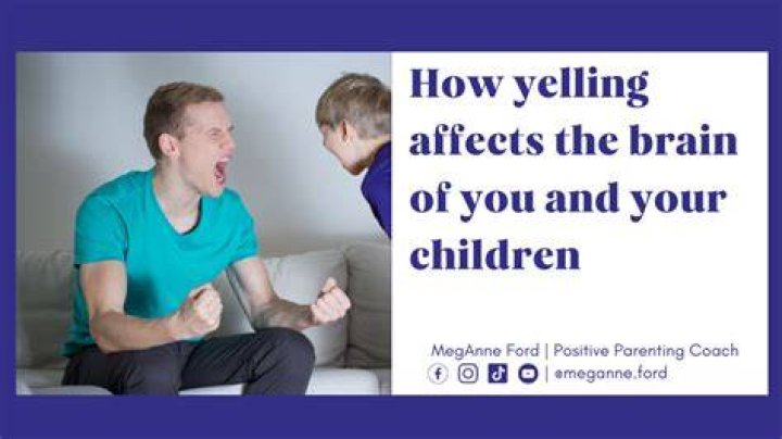 How does yelling affect a baby?