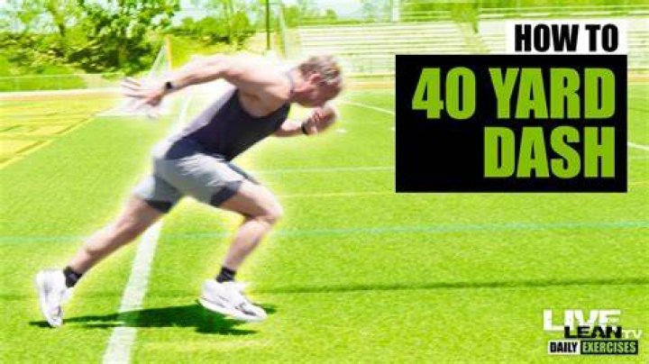 How fast is a 40-yard dash?