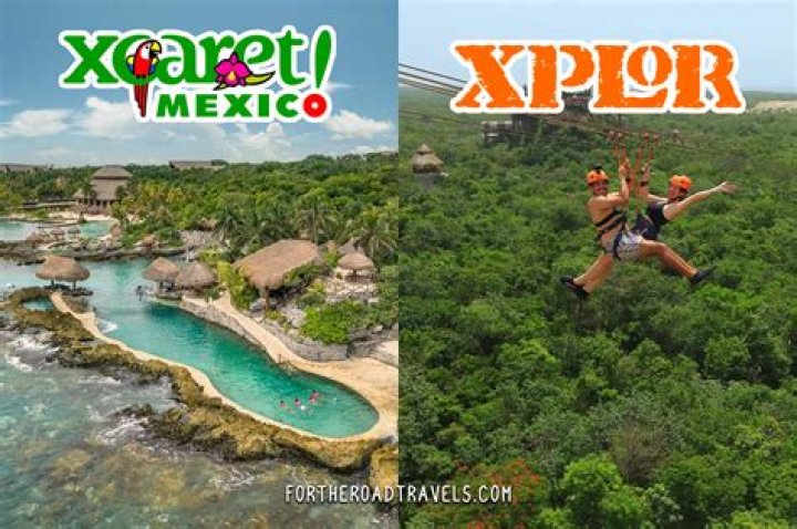 How high are the ziplines at Xplor?