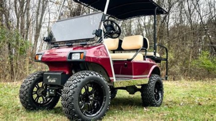 How high can you lift a golf cart?