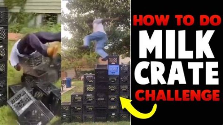 How high is the milk crate challenge?