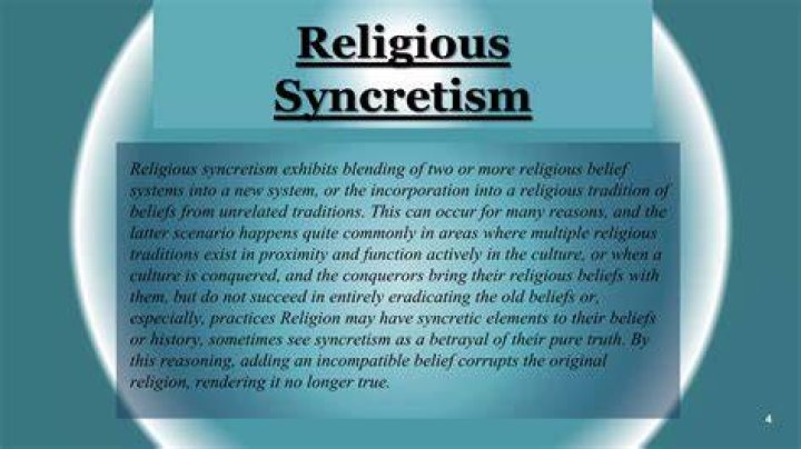 How is Candomblé a syncretic religion?