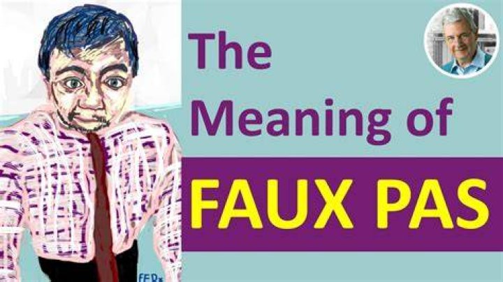 How is faux pas pronounced?