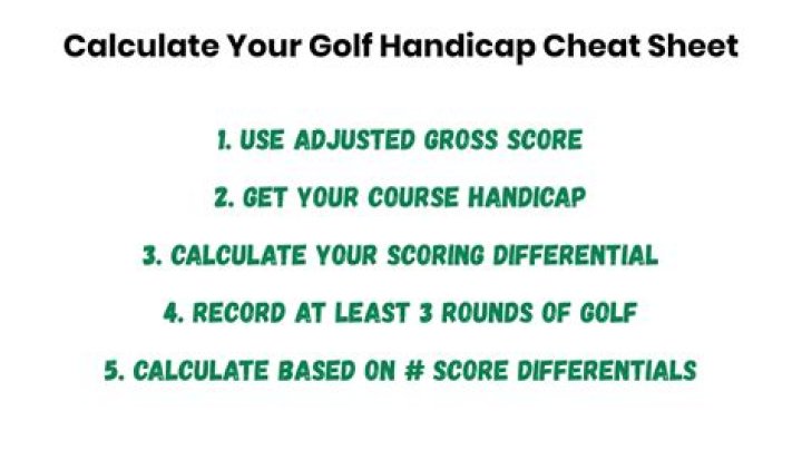 How is golf handicap calculated UK?