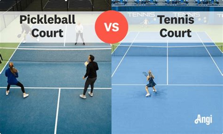 How is pickleball different from tennis?