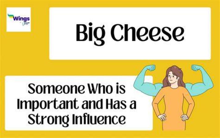 How is the idiom the big cheese used?