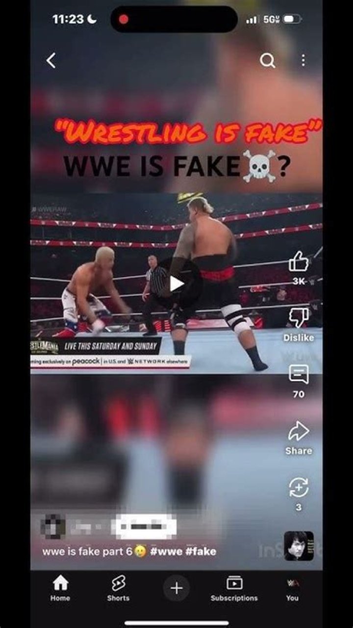 How is wrestling fake?