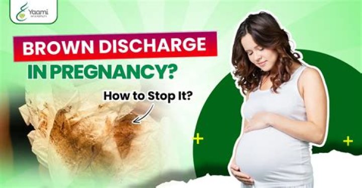 How long after Brown discharge does miscarriage start?