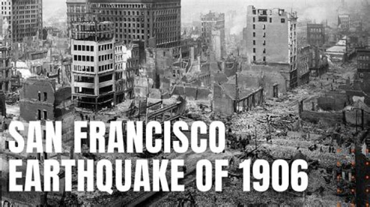 How long did the earthquake of 1906 last?