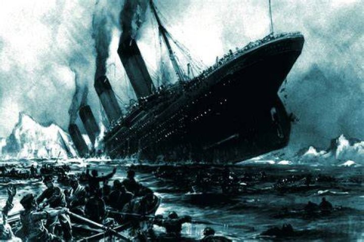 How long did the Titanic take to sink?