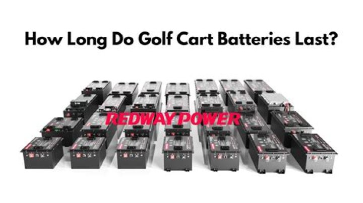 How long do golf cart batteries last on a charge?