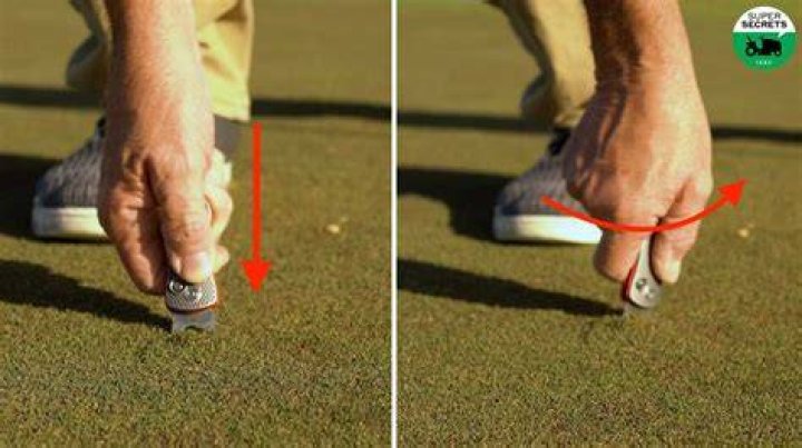 How long does a ball mark take to heal?