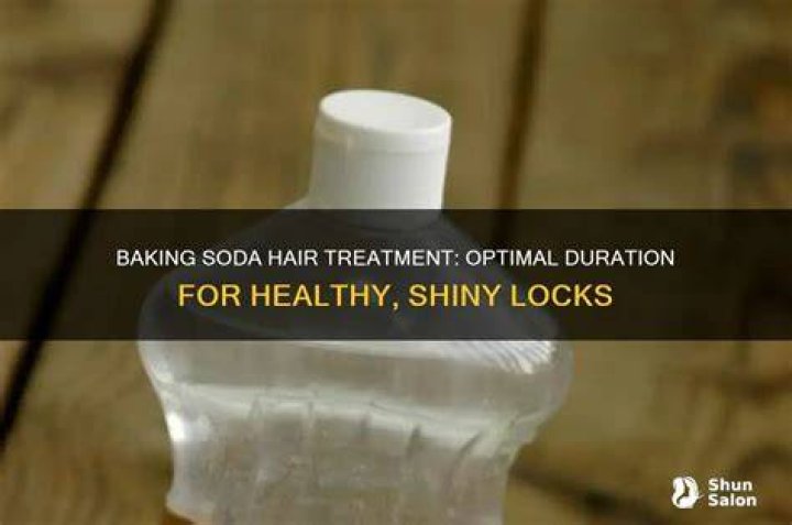 How long should I leave baking soda in my hair?