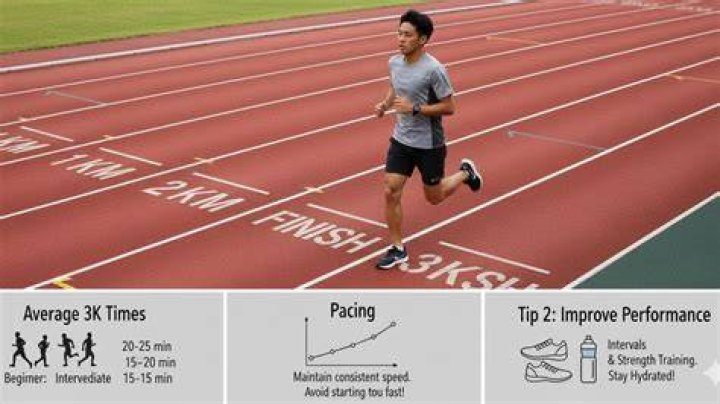 How long should it take to run 3km?