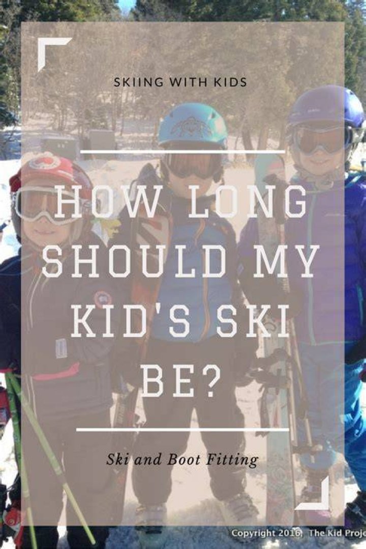 How long should kids skis be?