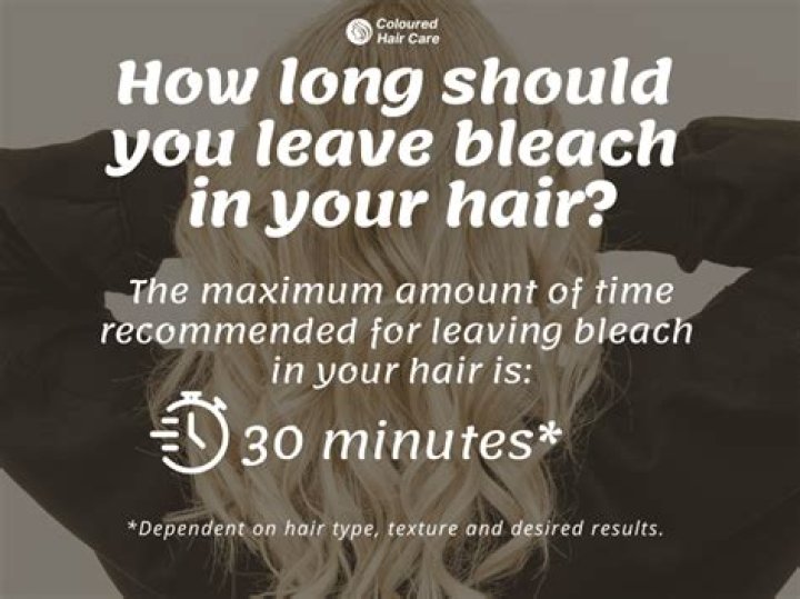 How long should you leave bleach in toilet?