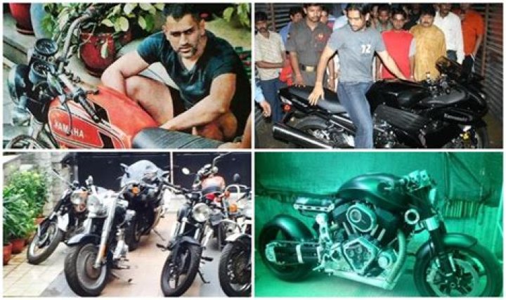 How many bikes does MS Dhoni have?