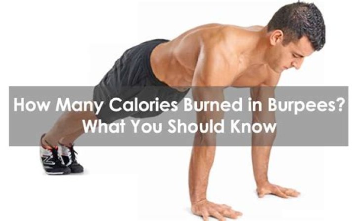 How many burpees does it take to burn 100 calories?