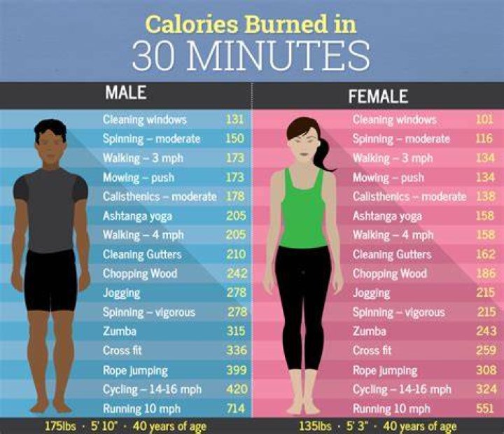 How many calories will burn in 30 minutes workout?