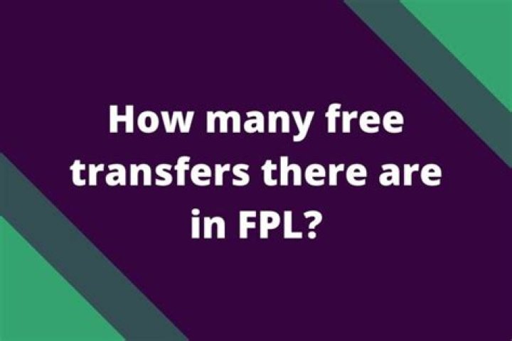 How many free transfers can you have FPL?