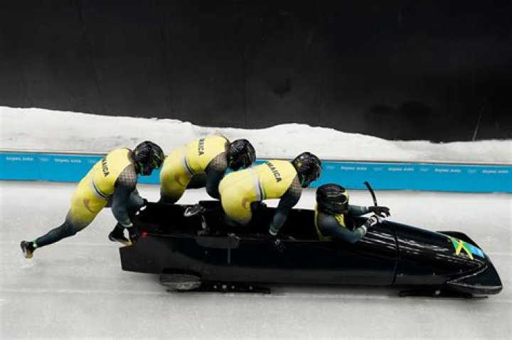 How many times has Jamaica had a 4 man bobsled team?