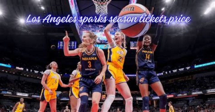 How much are LA Sparks season tickets?