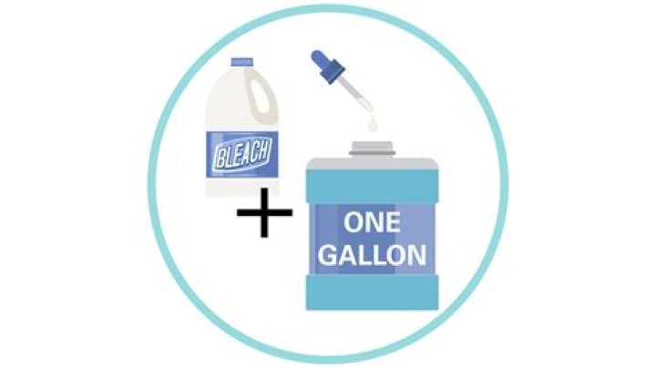 How much bleach does it take to make water drinkable?